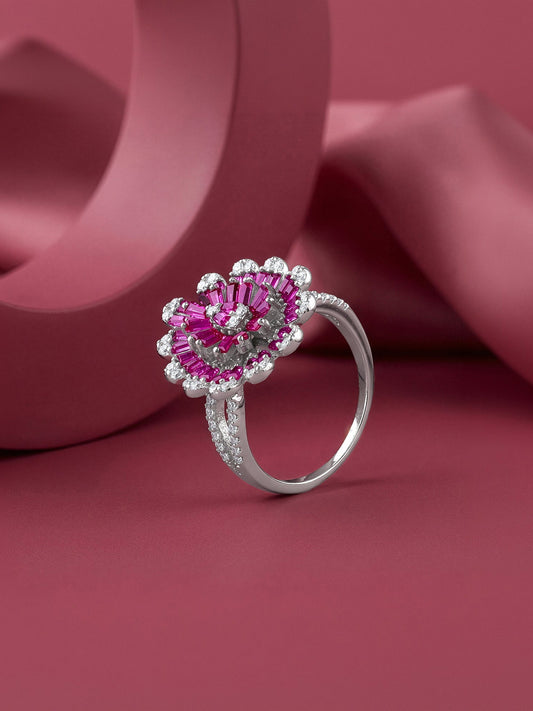 Silver Rani Noor Ring (Size 11)