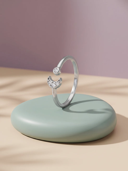 Silver Astreluna Ring (Size 12)