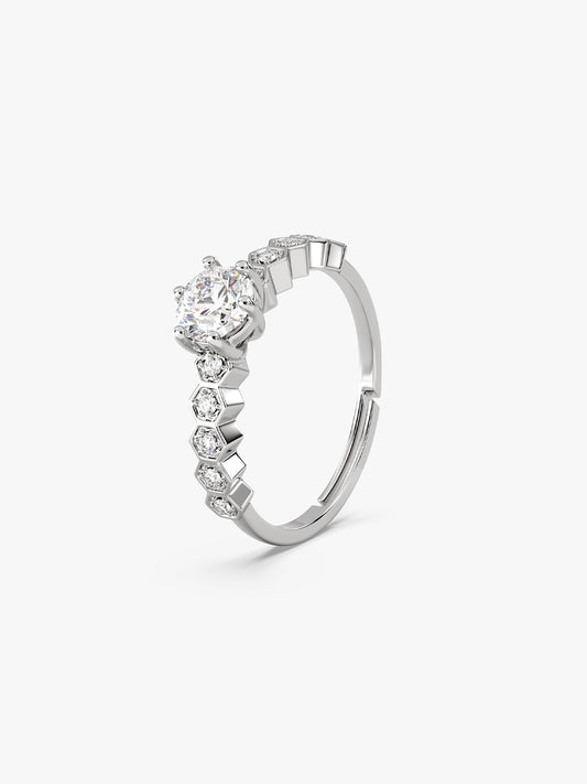 Silver Charm Ring