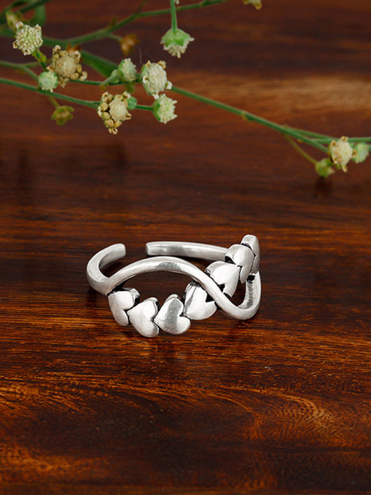 Silver Infinite Love Ring