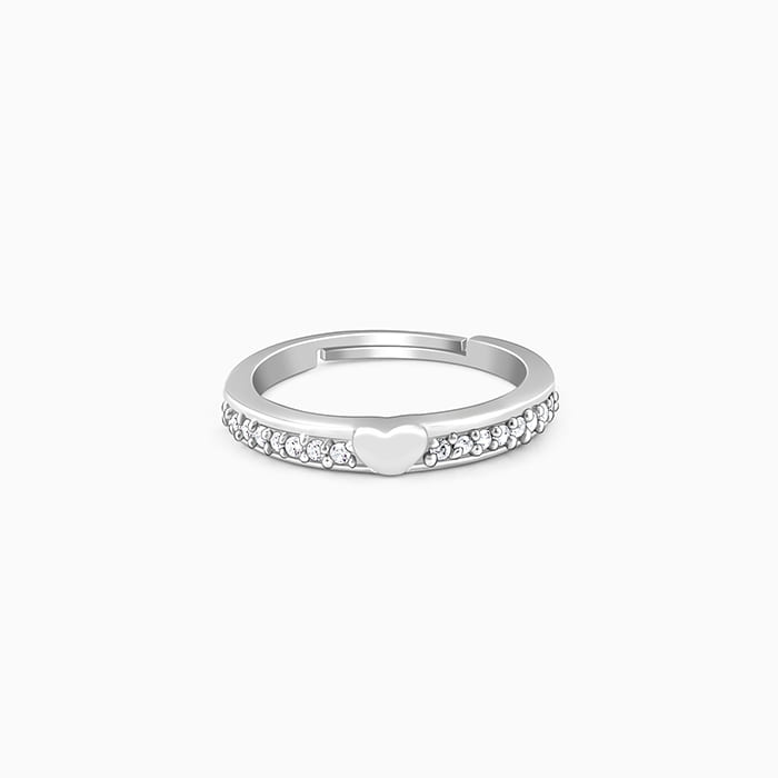Silver Deeply in Love Ring
