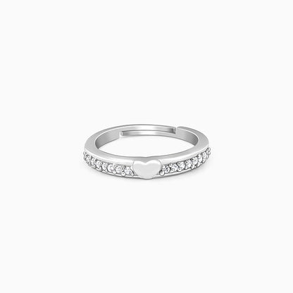 Silver Deeply in Love Ring