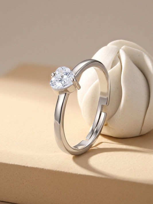 Silver Passionate Love Ring