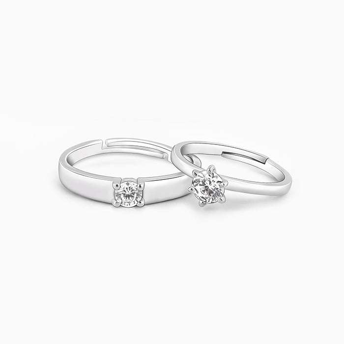 925 Sterling Silver Silver Rings For Couples Near Me Anushka