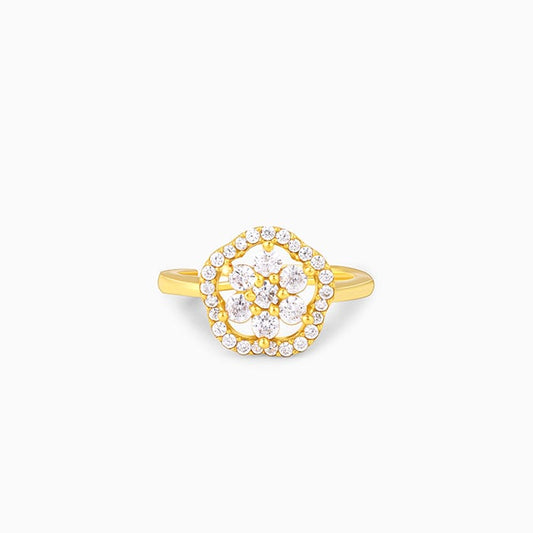 Golden Celestial Bloom Ring