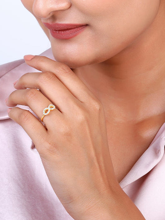Golden Infinite Grace Ring