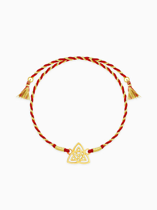 Golden Trinity Rakhi