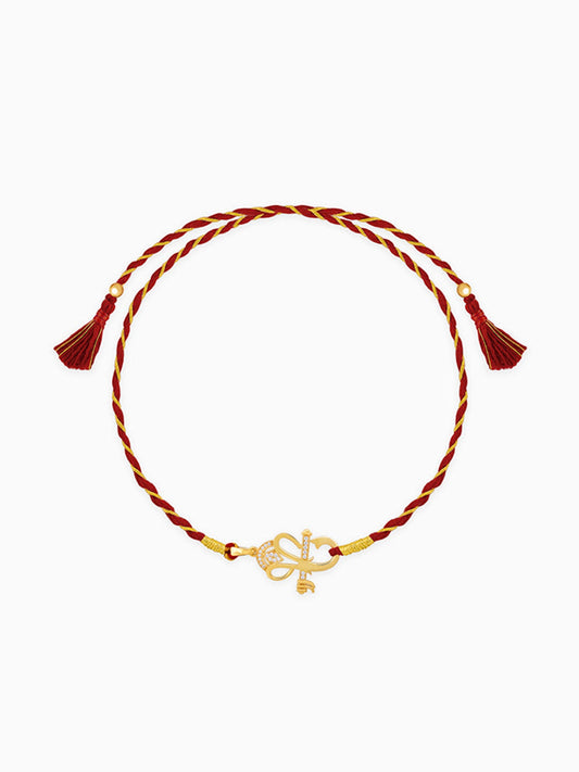 Golden Ganesha Rakhi