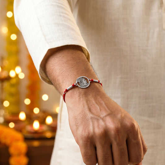 Silver Vasant Rakhi Combo (Set of 5)