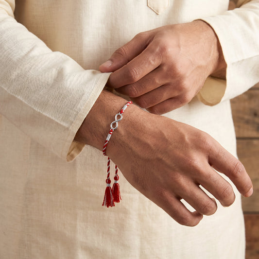 Silver Boundless Rakhi