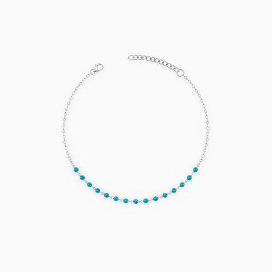 Silver Aquelle Anklet