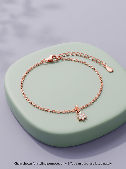Rose Gold Florentina Charm