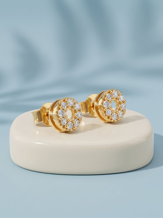 Golden Severine Studs