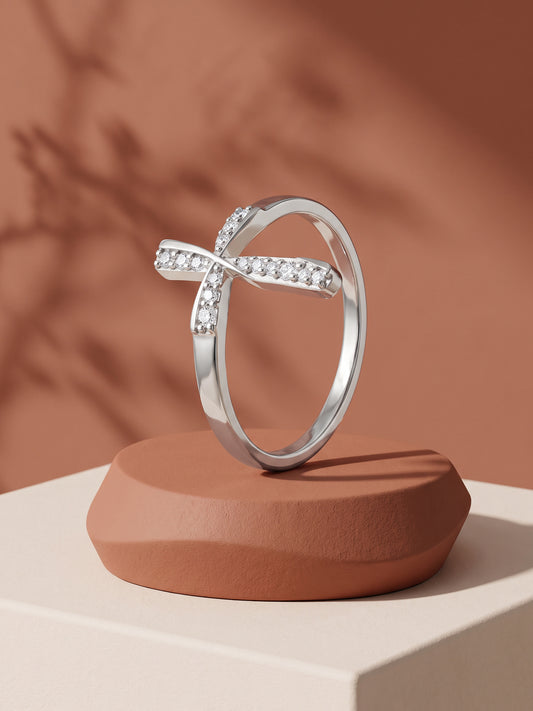Silver Christina Radiance Ring (Size 12)