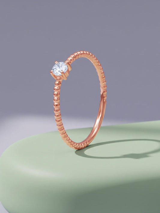 Rose Gold Leda Ring (Size 12)