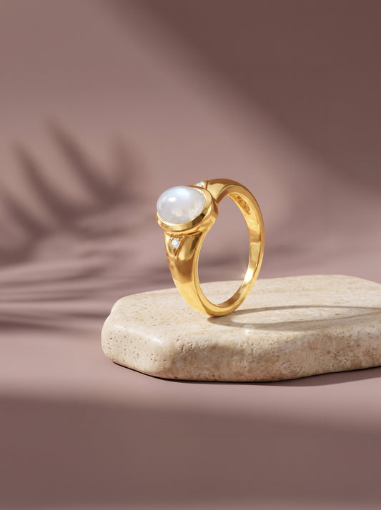 Golden Classic Creation Ring For Him (Size 20)