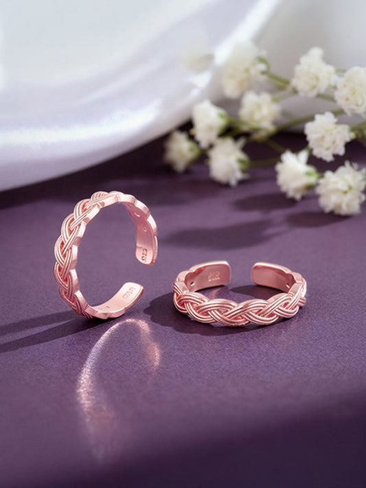 Rose Gold Pihu Toe Rings