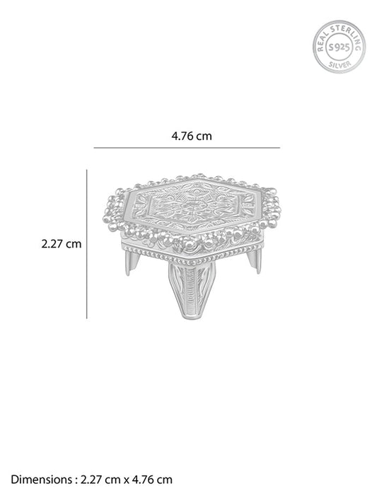 Silver Pooja Chowki