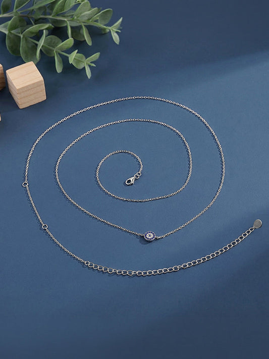 Silver Nazar Waist Chain
