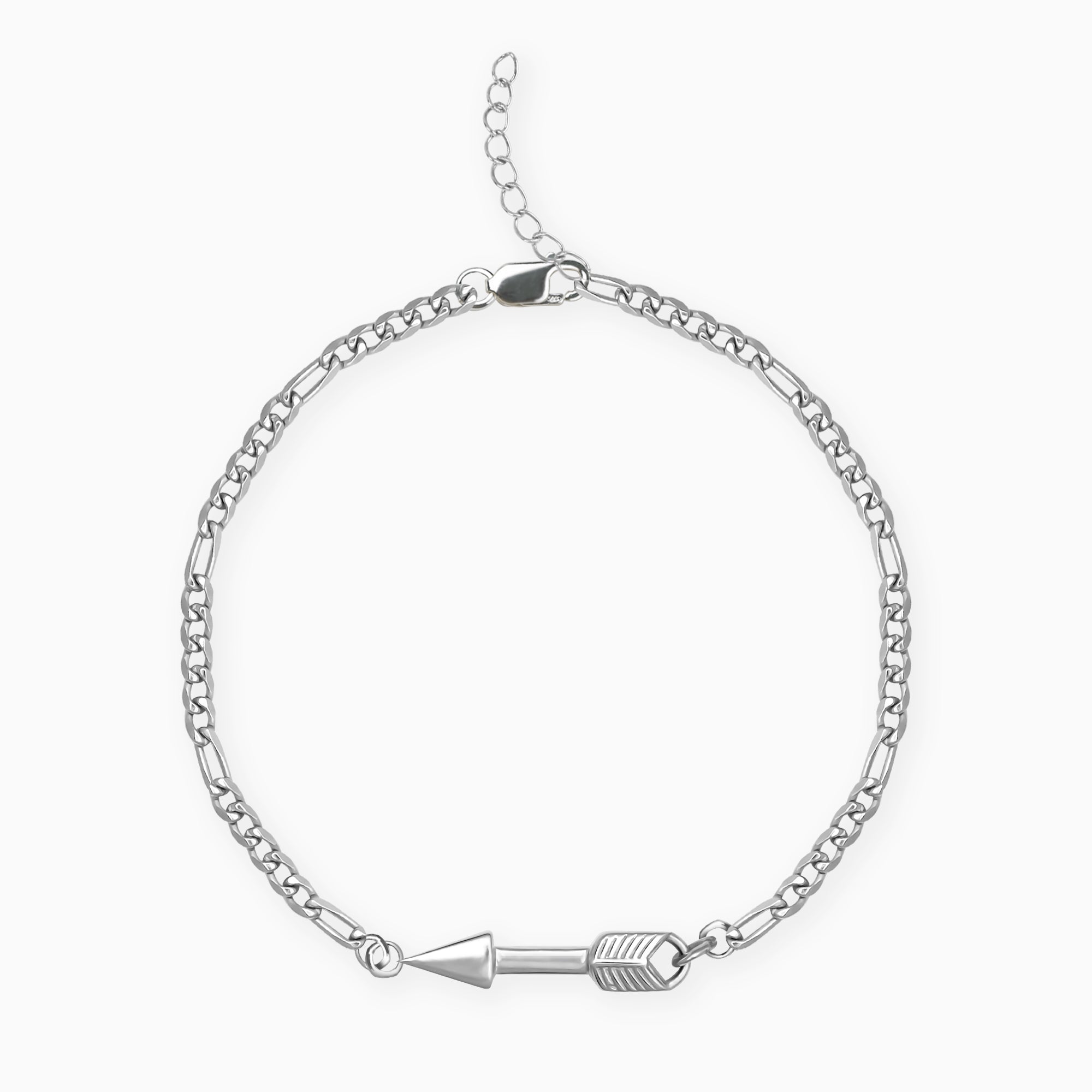 Silver Arrow Bracelet For Him – GIVA