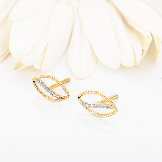 Gold Royal Brilliance Diamond Earrings