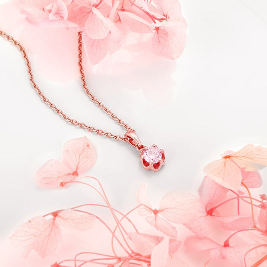Rose Gold You're One Of A Kind Pendant With Link Chain