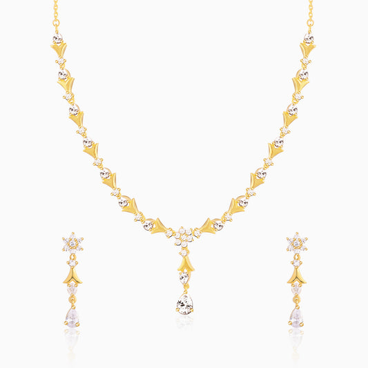 Golden Glinting Joy Zircon Set