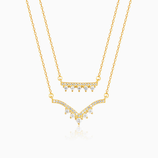 Golden Glow Layered Necklace