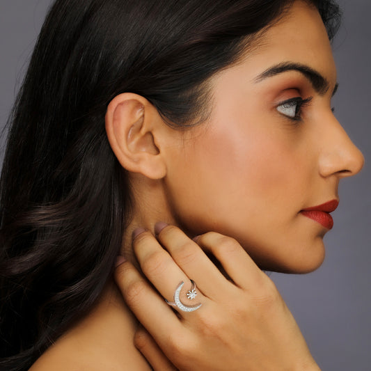 Silver Galaxy Ring