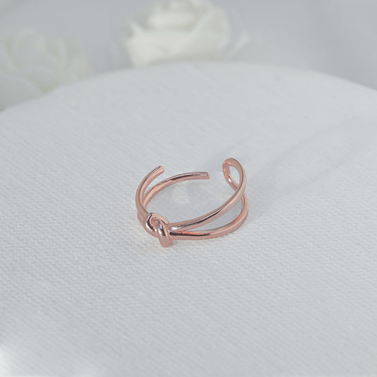 Rose Gold Knot Ring