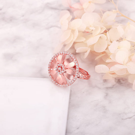 Rose Gold Cocktail Ring