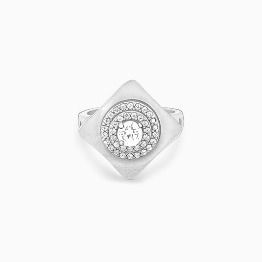 Silver Bouquet Design Ring