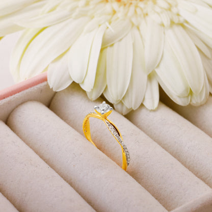 Gold Bold Beauty Diamond Ring