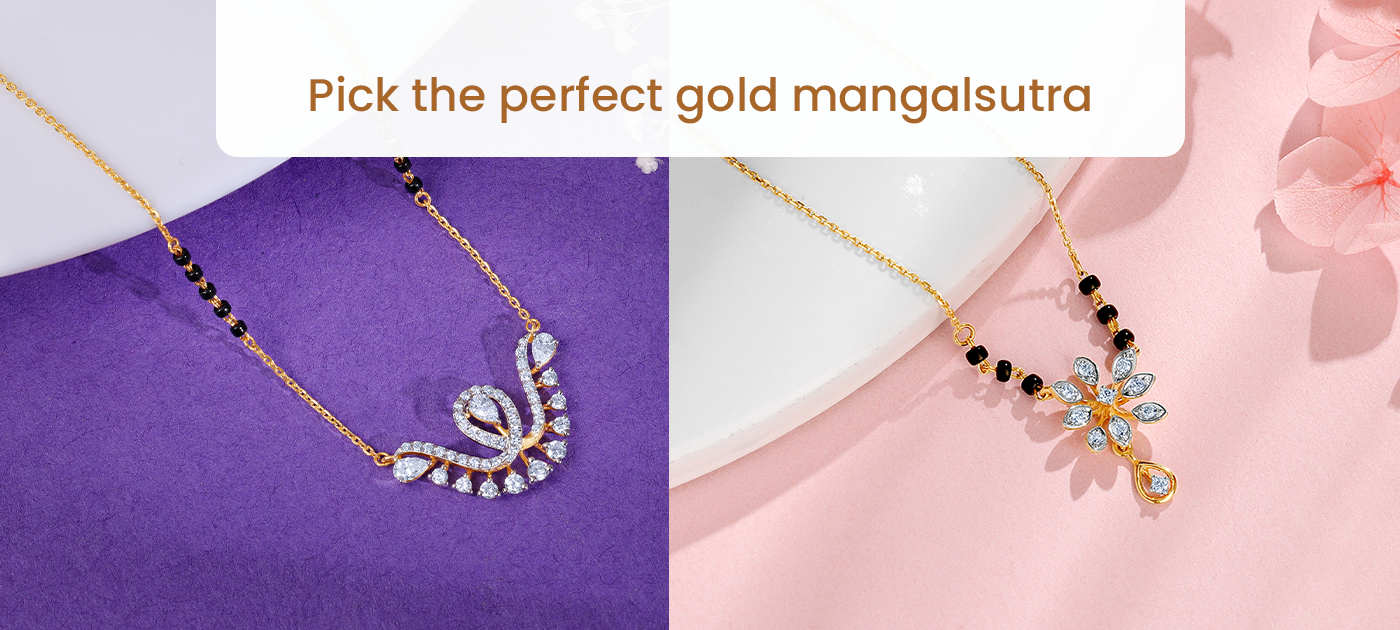 Pick the perfect gold mangalsutra