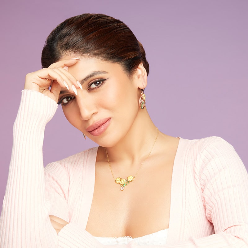 7 Stunning Brahma Kamal Inspired Jewellery for a Touch of Sacred Beauty