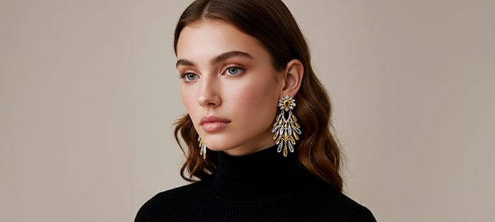 Disguise a Bad Hair Day with Bold Statement Earrings