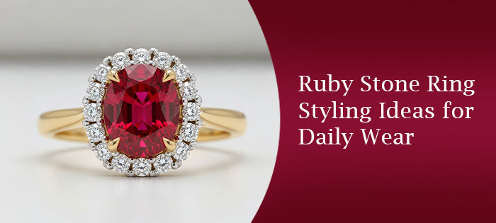 Everyday Ruby Rings How to Style a Ruby Ring with Your Everyday Jewellery – GIVA