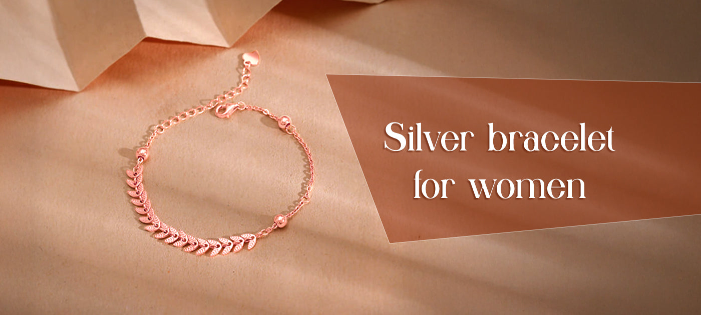 Silver bracelet for women