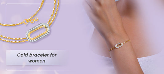 Gold bracelet for women