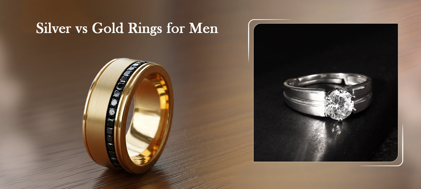 Silver vs Gold Rings for Men
