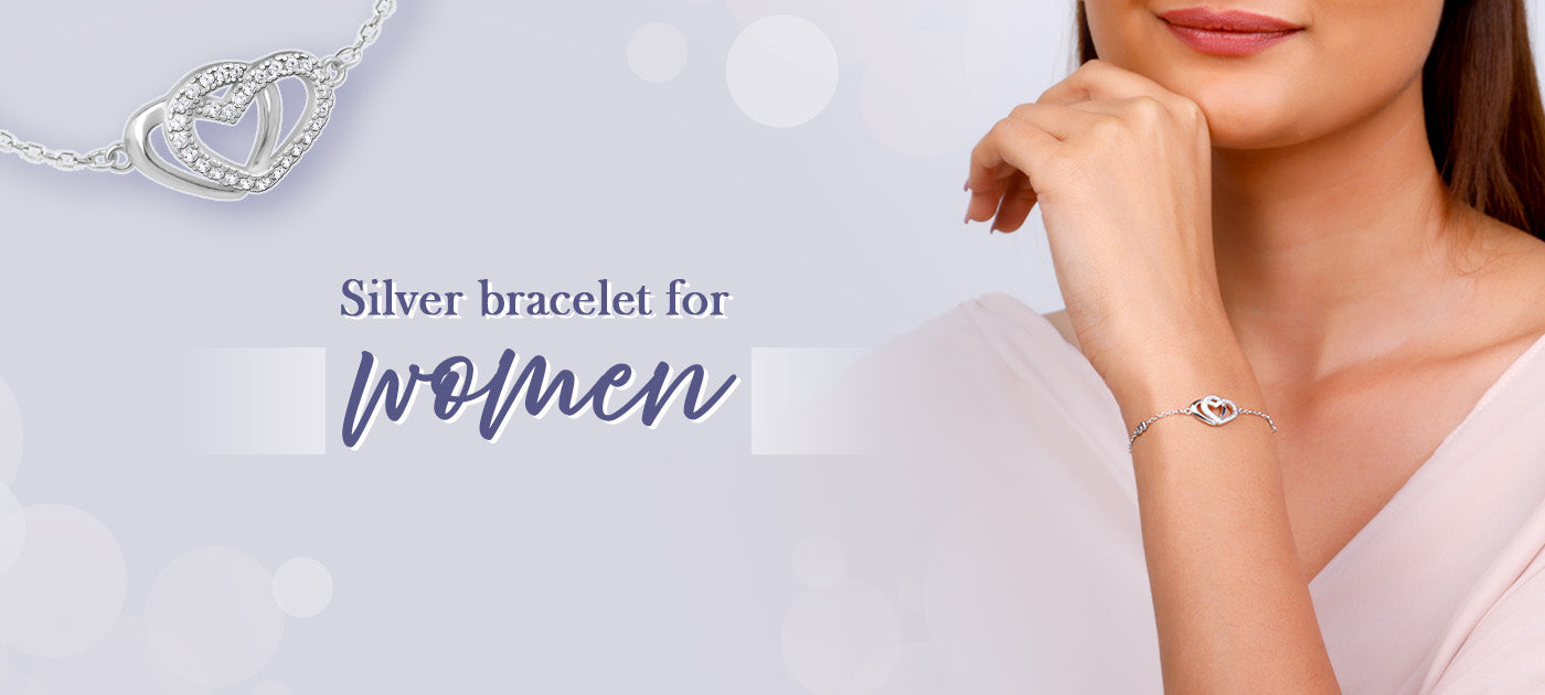 Silver bracelet for women