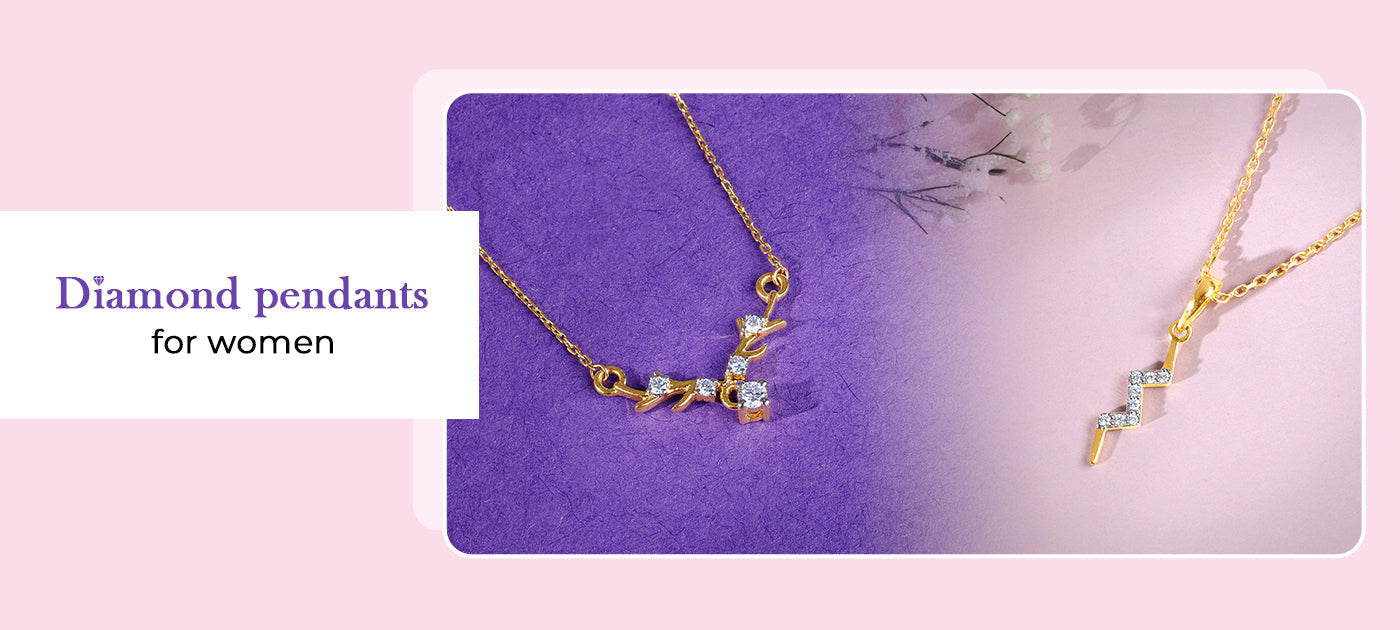 Diamond pendants for women