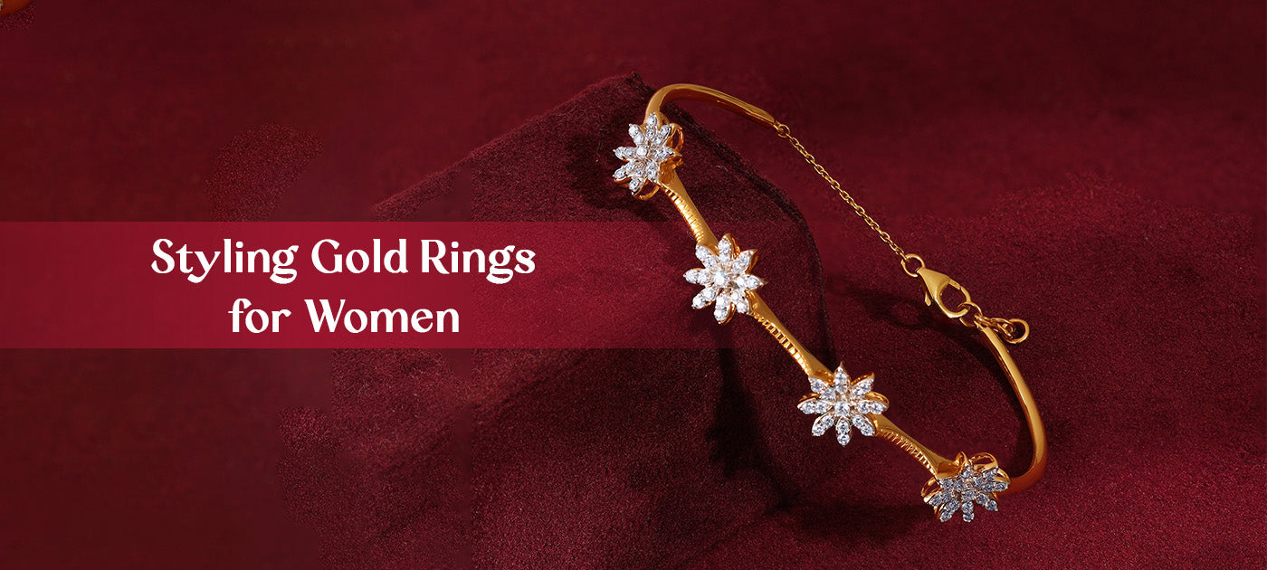 महिलाओं के लिए सोने की अंगूठियों की स्टाइलिंग