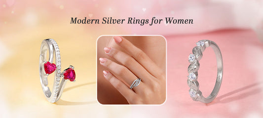 Modern Silver Rings for Women
