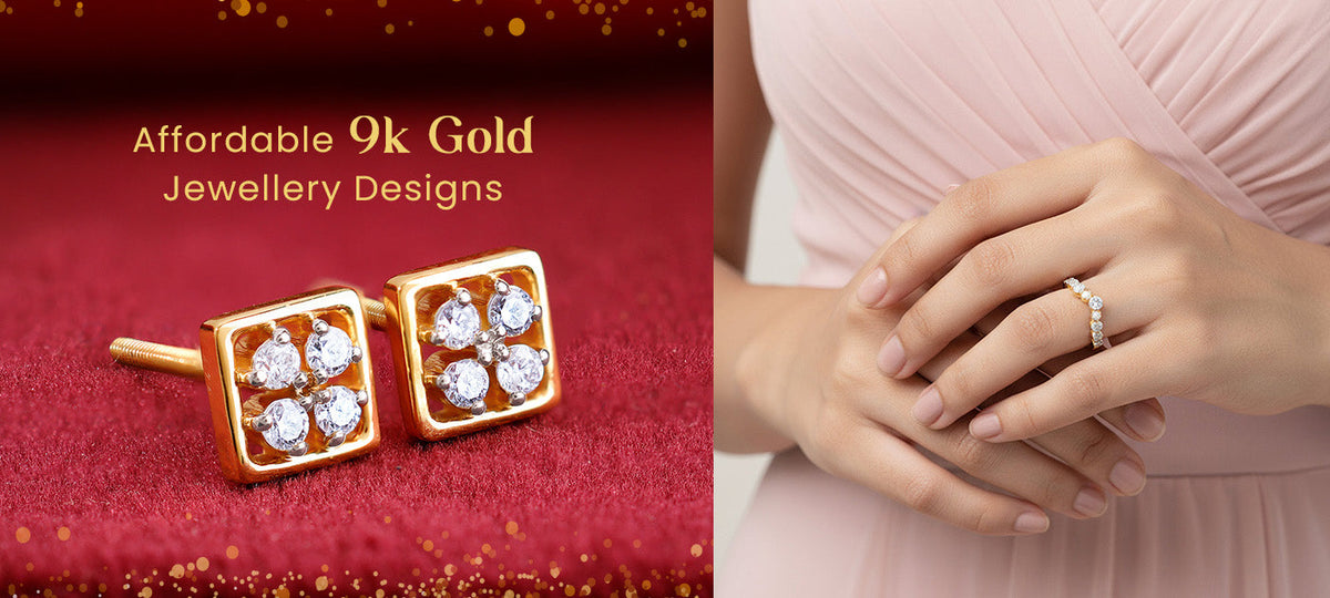 Affordable 9k Gold Jewellery Designs