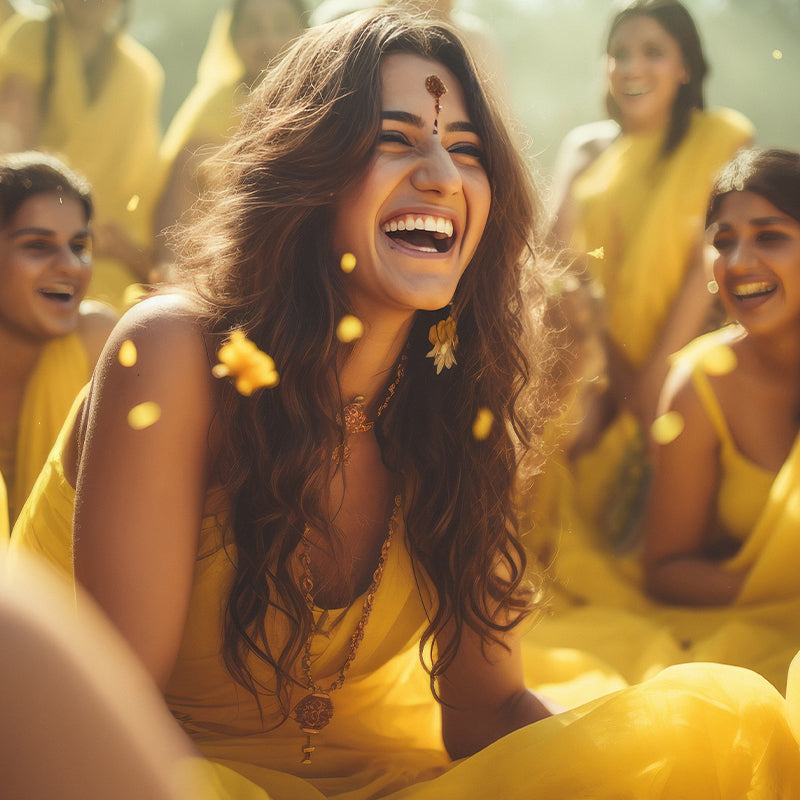 Blossom Your Haldi Ceremony Style with Beautiful Floral Earrings!