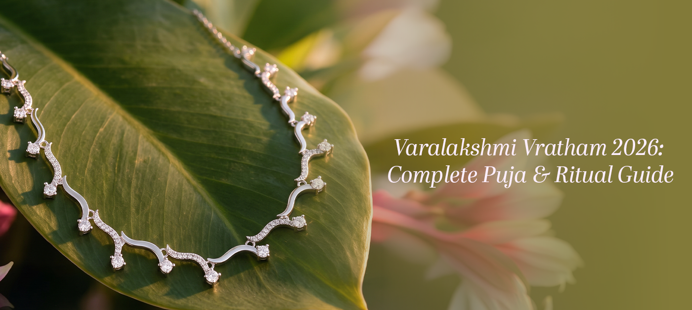 Varalakshmi Vratham 2026: Date, Significance, Rituals & Jewellery Guide