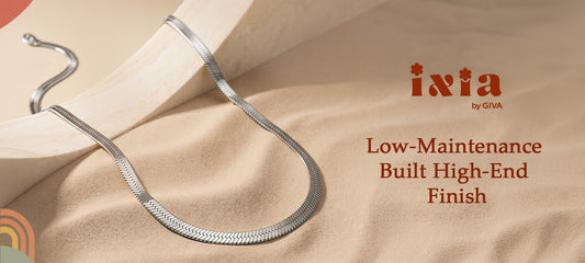 IXIA by GIVA PVD Jewellery: What Makes It Water-Resistant and Tarnish-Resistant?