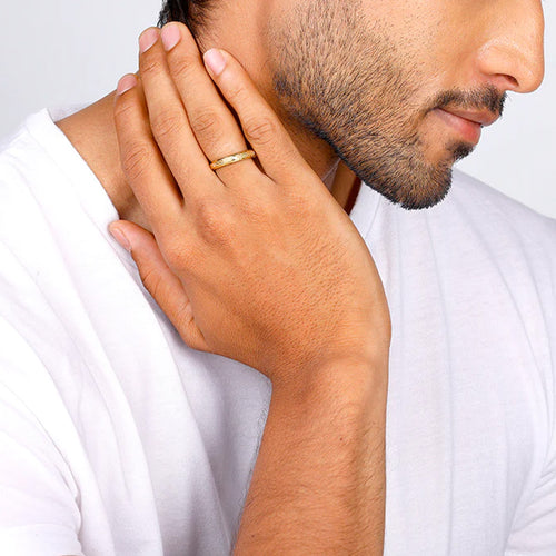 Sparkle and shine with gold ring designs for men!
