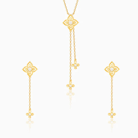 silver floral jewellery